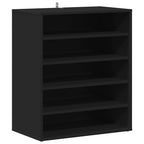 Scarpiera Nera 60x35x70 cm in Truciolato