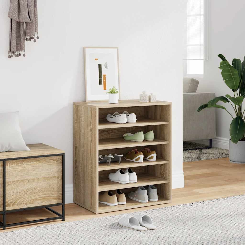 Scarpiera Rovere Sonoma 60x35x70 cm in Truciolato