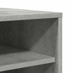 Scarpiera Grigio Cemento 60x35x92 cm in Truciolato