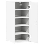 Scarpiere 2 pz Bianche 32x35x70 cm in Legno Multistrato