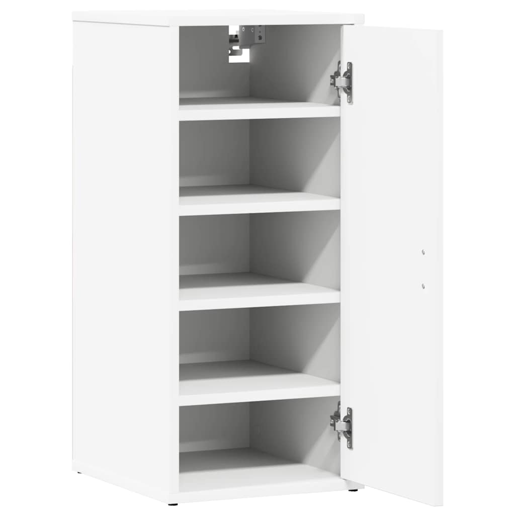 Scarpiere 2 pz Bianche 32x35x70 cm in Legno Multistrato