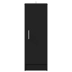 Scarpiera Nera 32x35x92 cm in Truciolato