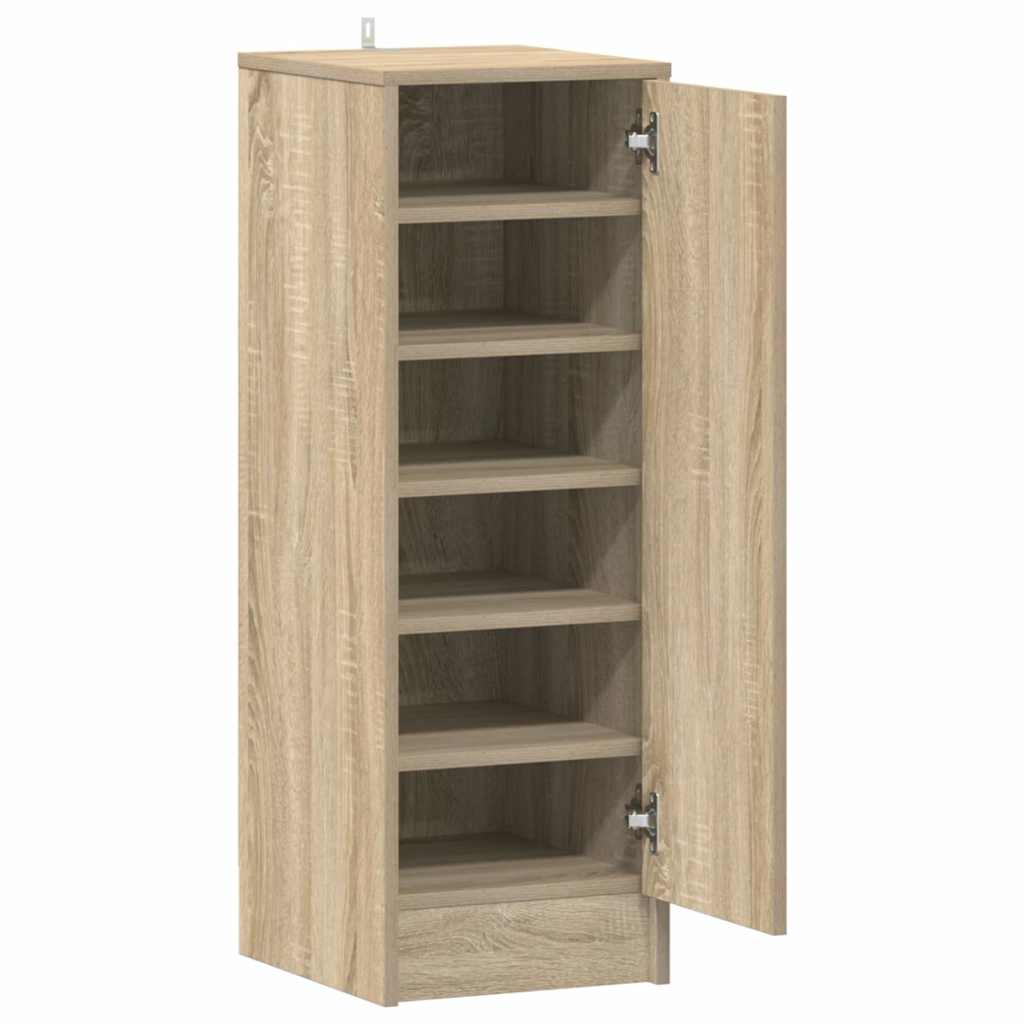 Scarpiera Rovere Sonoma 32x35x92 cm in Truciolato
