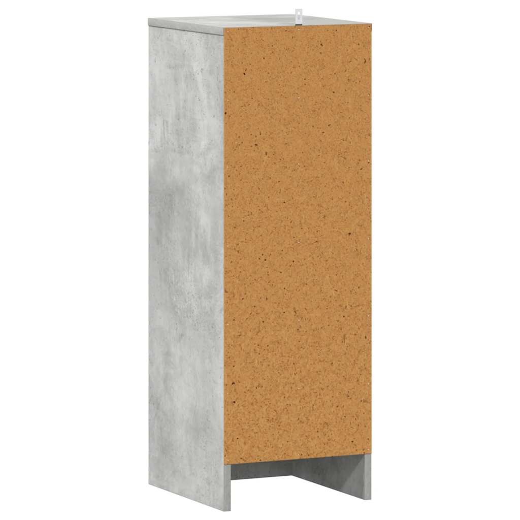 Scarpiera Grigio Cemento 32x35x92 cm in Truciolato