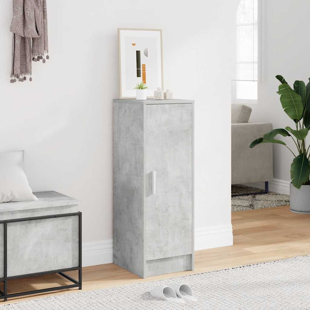 Scarpiera Grigio Cemento 32x35x92 cm in Truciolato