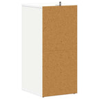 Scarpiere 2 pz Bianche 31,5x35x70 cm in Truciolato