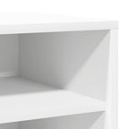 Scarpiere 2 pz Bianche 31,5x35x70 cm in Truciolato