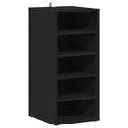 Scarpiere 2 pz Nere 31,5x35x70 cm in Truciolato