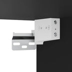 Scarpiere 2 pz Nere 31,5x35x70 cm in Truciolato