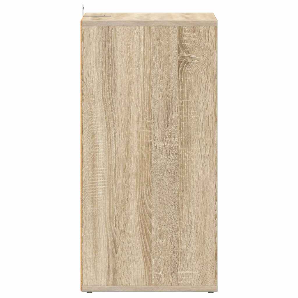 Scarpiere 2 pz Rovere Sonoma 31,5x35x70 cm in Truciolato