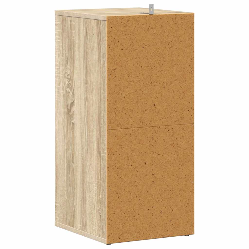 Scarpiere 2 pz Rovere Sonoma 31,5x35x70 cm in Truciolato