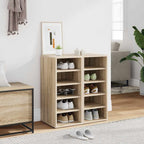 Scarpiere 2 pz Rovere Sonoma 31,5x35x70 cm in Truciolato