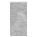 Scarpiera Grigio Cemento 31,5x35x70 cm in Truciolato