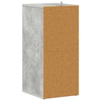 Scarpiera Grigio Cemento 31,5x35x70 cm in Truciolato