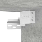 Scarpiera Grigio Cemento 31,5x35x70 cm in Truciolato