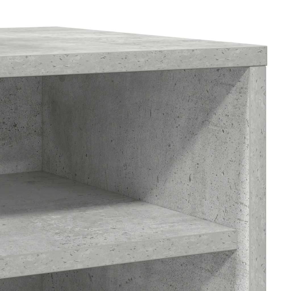 Scarpiera Grigio Cemento 31,5x35x70 cm in Truciolato