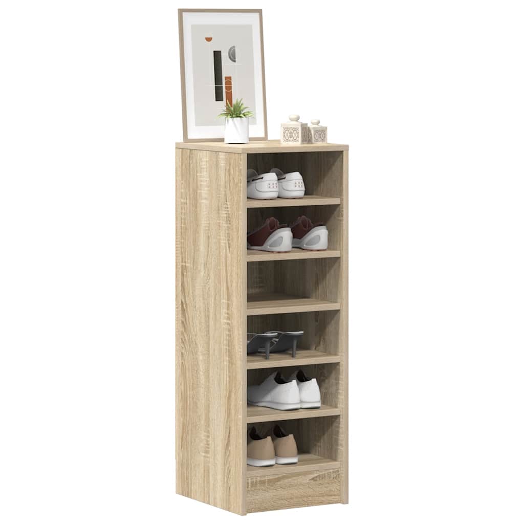Scarpiera Rovere Sonoma 31,5x35x90 cm in Truciolato