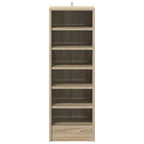 Scarpiera Rovere Sonoma 31,5x35x90 cm in Truciolato