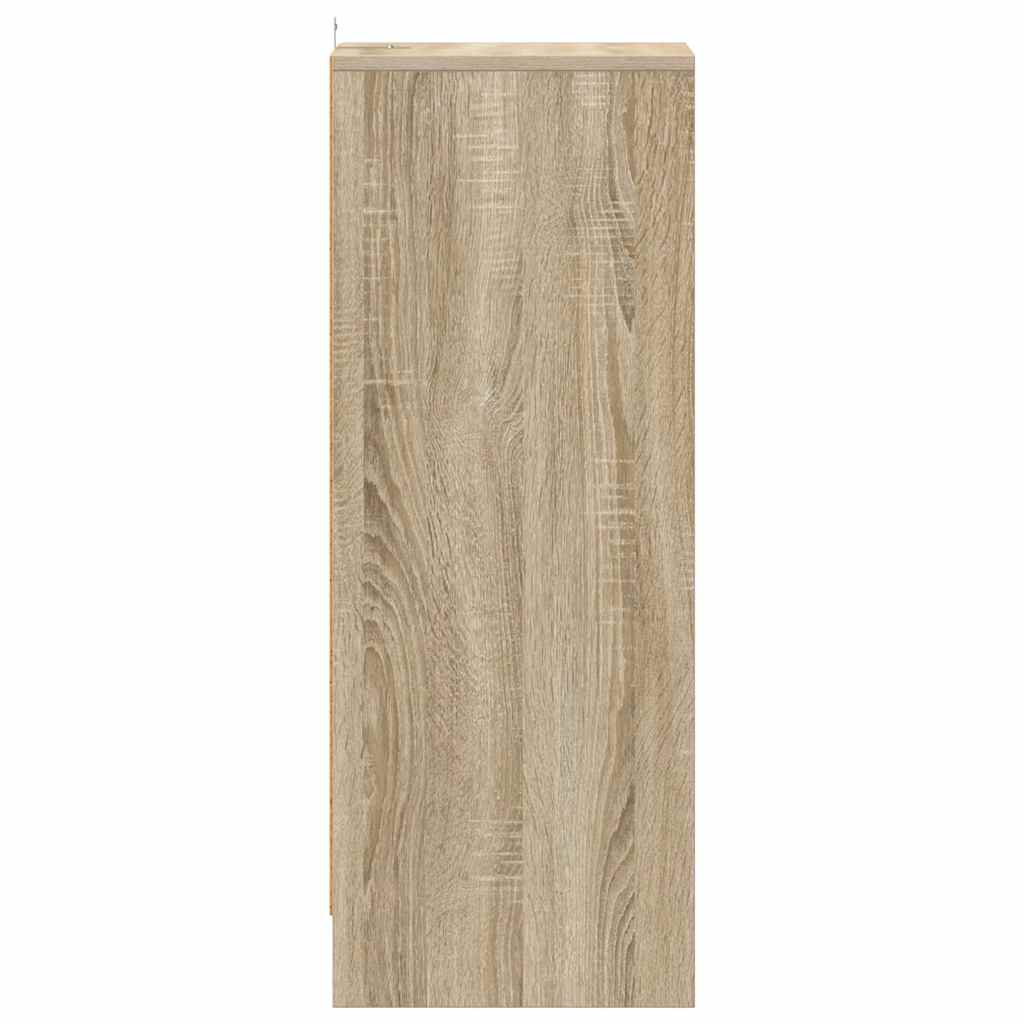 Scarpiera Rovere Sonoma 31,5x35x90 cm in Truciolato