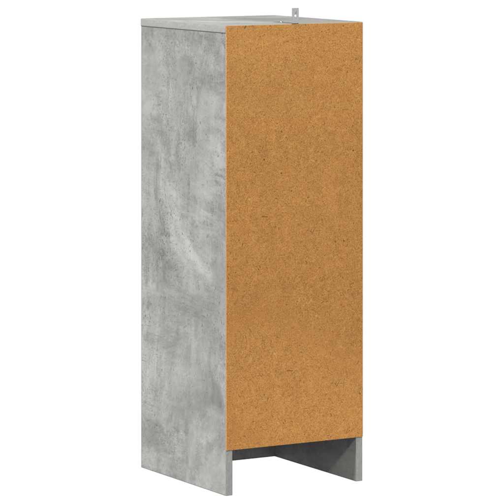 Scarpiera Grigio Cemento 31,5x35x90 cm in Truciolato