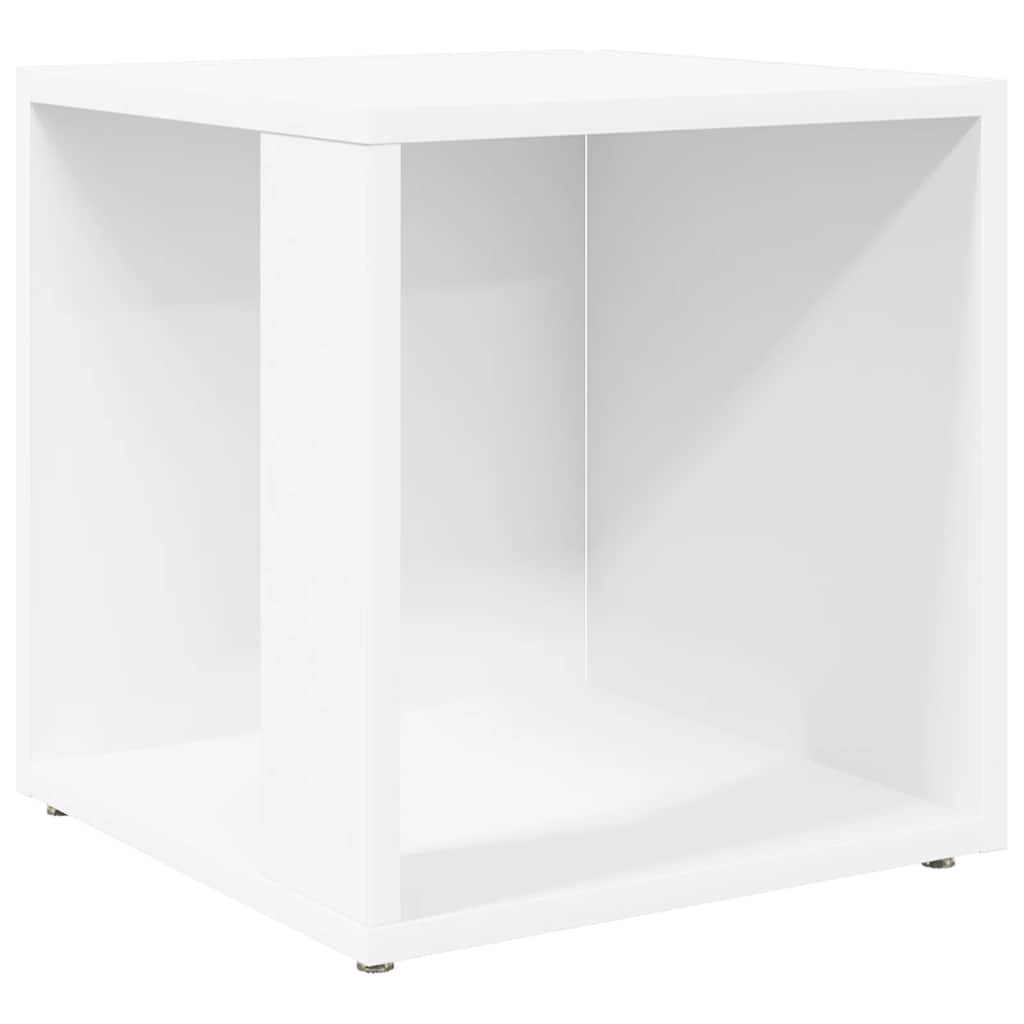 Tavolino Bianco 33x33x34,5 cm in Legno Multistrato