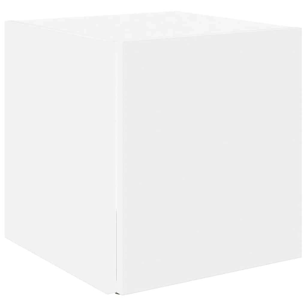 Tavolino Bianco 33x33x34,5 cm in Legno Multistrato