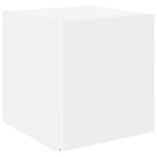 Tavolino Bianco 33x33x34,5 cm in Legno Multistrato