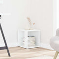 Tavolino Bianco 33x33x34,5 cm in Legno Multistrato
