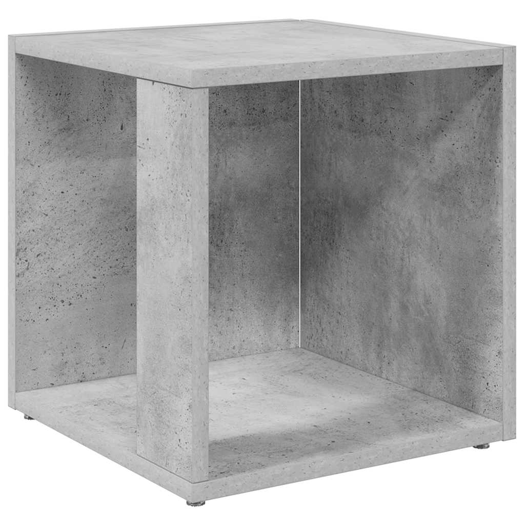 Tavolino Grigio Cemento 33x33x34,5 cm in Truciolato