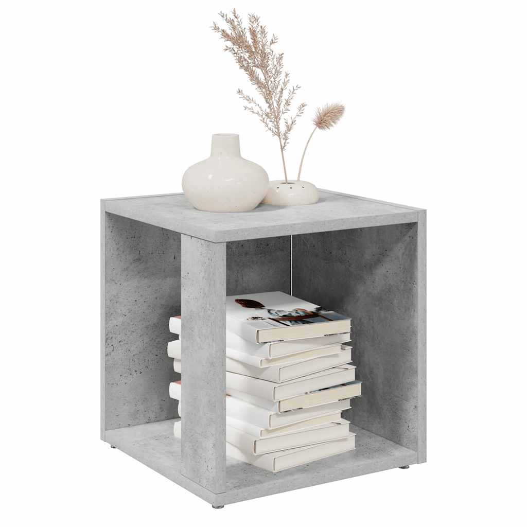 Tavolino Grigio Cemento 33x33x34,5 cm in Truciolato