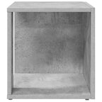 Tavolino Grigio Cemento 33x33x34,5 cm in Truciolato