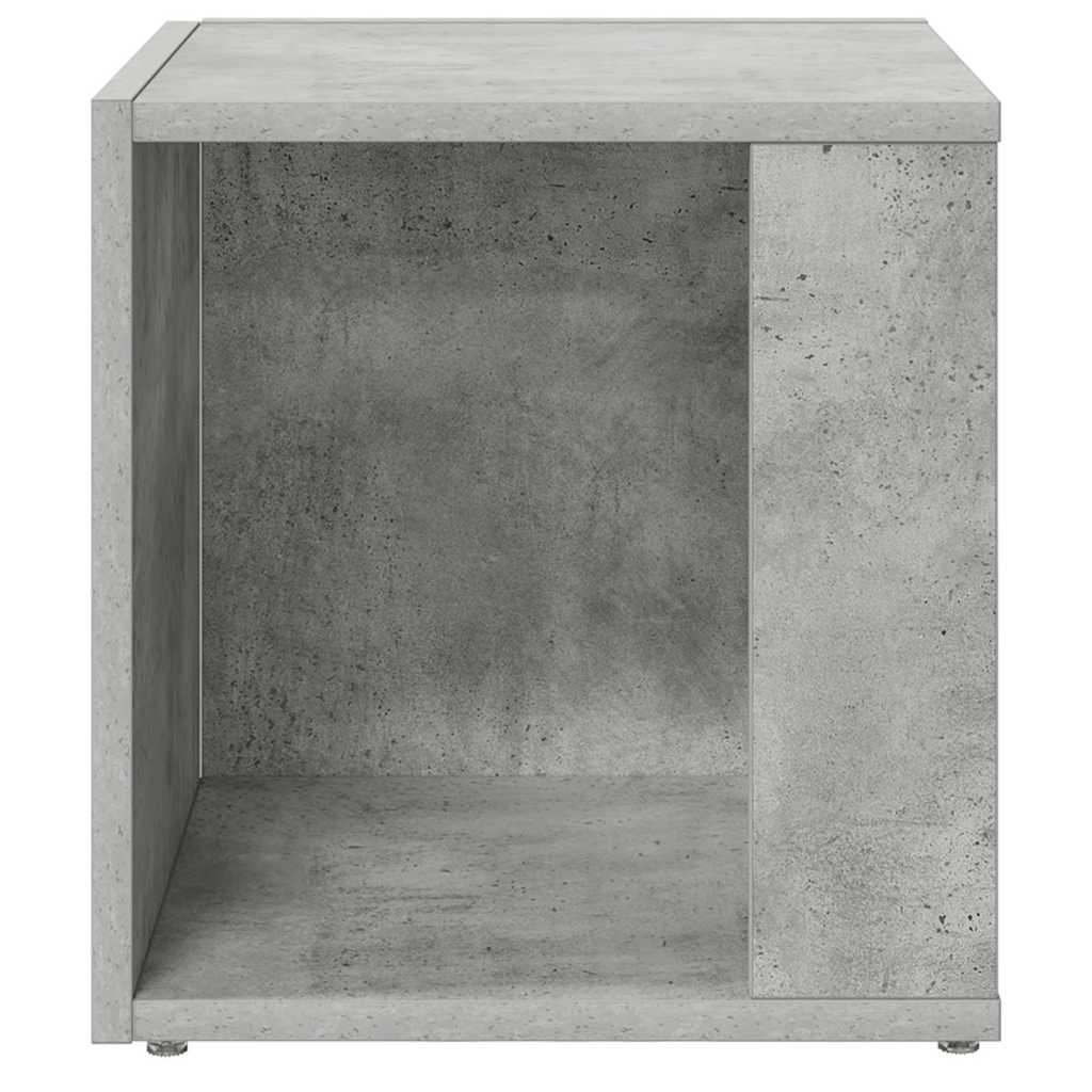 Tavolino Grigio Cemento 33x33x34,5 cm in Truciolato