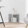 Tavolino Grigio Cemento 33x33x34,5 cm in Truciolato