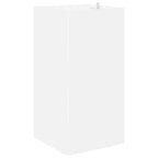 Pensile Angolare Bianco 33x33x67 cm in Legno Multistrato