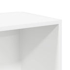 Pensile Angolare Bianco 33x33x67 cm in Legno Multistrato