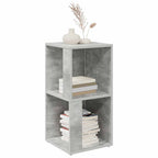 Armadio Angolare Grigio Cemento 33x33x67 cm in Truciolato