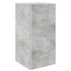Armadio Angolare Grigio Cemento 33x33x67 cm in Truciolato