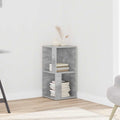 Armadio Angolare Grigio Cemento 33x33x67 cm in Truciolato