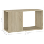 Mobile TV Rovere Sonoma 60x24x32 cm in Truciolato