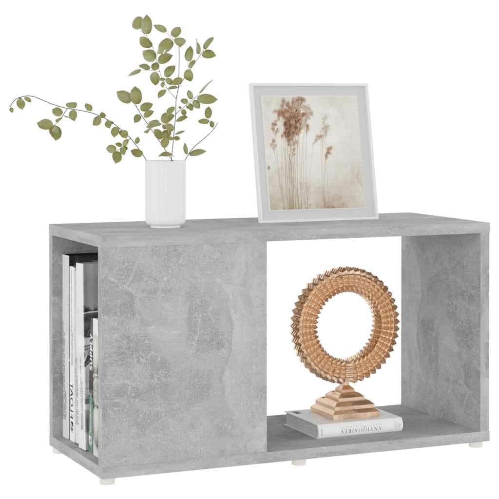 Mobile TV Grigio Cemento 60x24x32 cm in Truciolato
