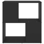 Libreria Nera 60x24x63 cm in Truciolato