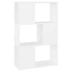 Libreria/Divisorio Bianco 60x24x96 cm in Legno Multistrato