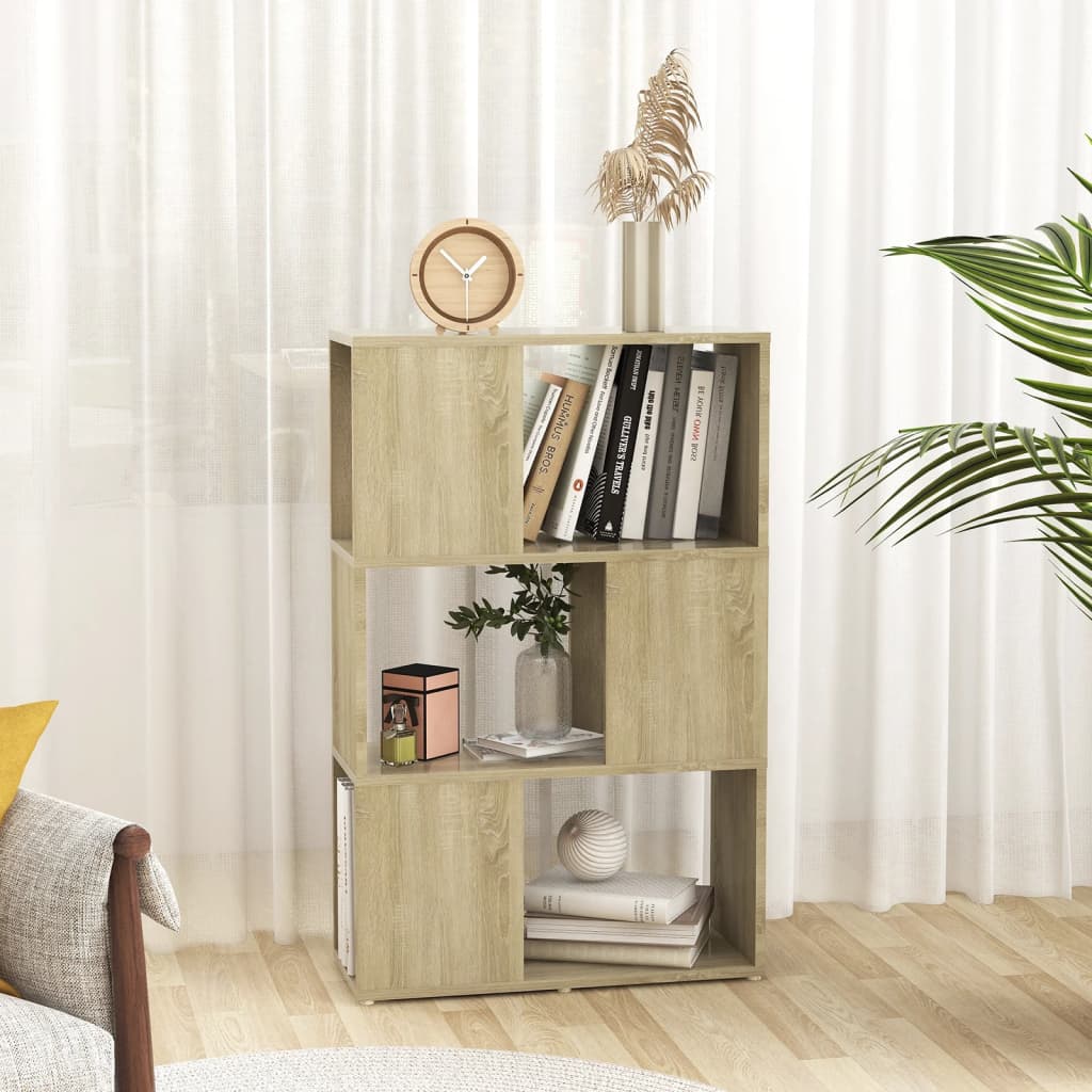 Libreria/Divisorio Rovere Sonoma 60x24x94 cm in Truciolato