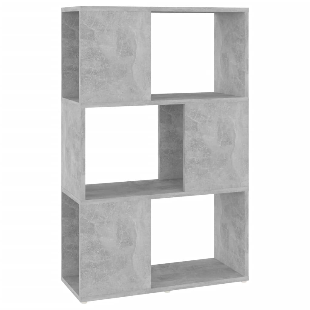 Libreria/Divisorio Grigio Cemento 60x24x94 cm in Truciolato