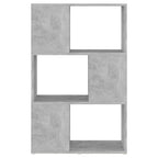 Libreria/Divisorio Grigio Cemento 60x24x94 cm in Truciolato
