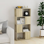 Libreria/Divisorio Rovere Sonoma 60x24x124,5 cm in Truciolato