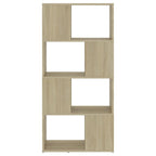 Libreria/Divisorio Rovere Sonoma 60x24x124,5 cm in Truciolato