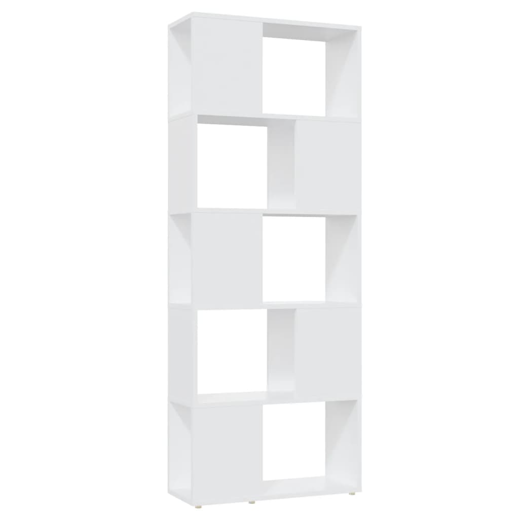 Libreria/Divisorio Bianco 60x24x155 cm in Truciolato