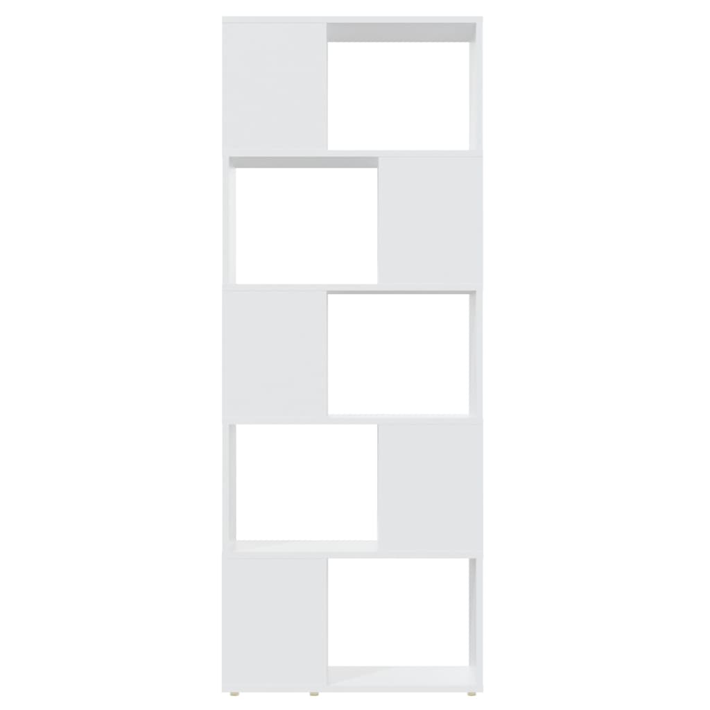 Libreria/Divisorio Bianco 60x24x155 cm in Truciolato