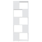 Libreria/Divisorio Bianco 60x24x155 cm in Truciolato